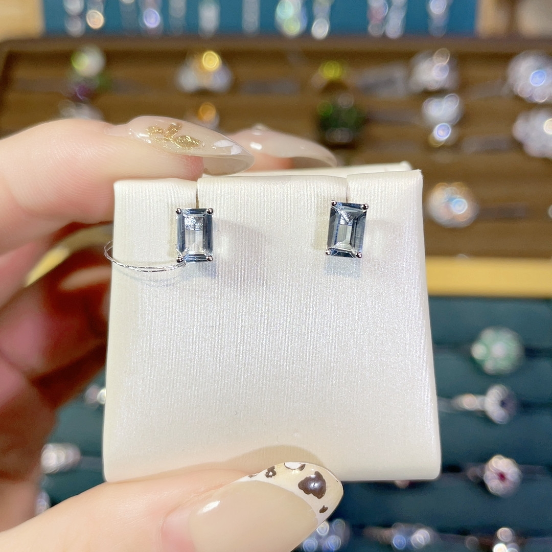 天然海蓝宝耳饰,珠宝/钻石/翡翠,耳饰,淘宝优惠券,粉丝福利购,淘宝优惠卷