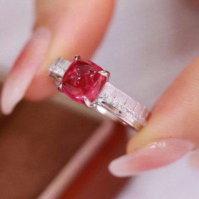 卢比莱碧玺戒指宝创集轻奢时尚