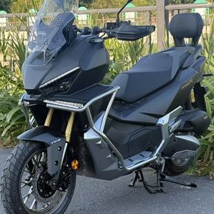 适用于26款本田NS150XC改装加厚铝合金脚踏板保险杠 防摔护杠前杠