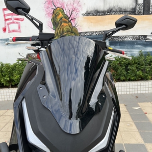 适用光阳KRV180前挡风 改装挡风玻璃前风挡 挡风板挡风罩挡雨板