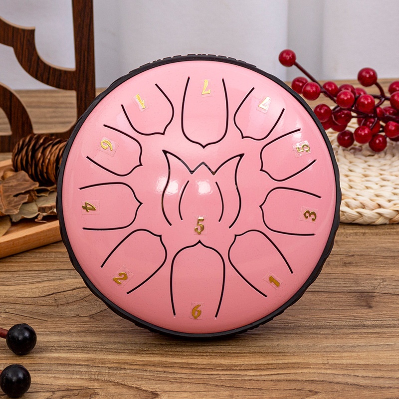 全音阶6寸11音带47空灵鼓色空鼓梵音鼓忘尘鼓忘忧鼓跨境批手鼓