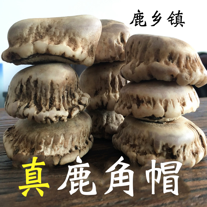 长白山梅花鹿角帽粉鹿角粉鹿角帽鹿托盘纯正打粉鹿帽粉正品包邮