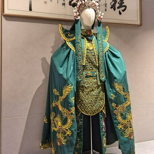 新款绿色人字甲变脸服装全套含主魔术道具