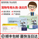 宠物狗猫咪用消炎药头孢羟氨苄脓皮症猫咪感冒外伤消炎药抗菌真菌