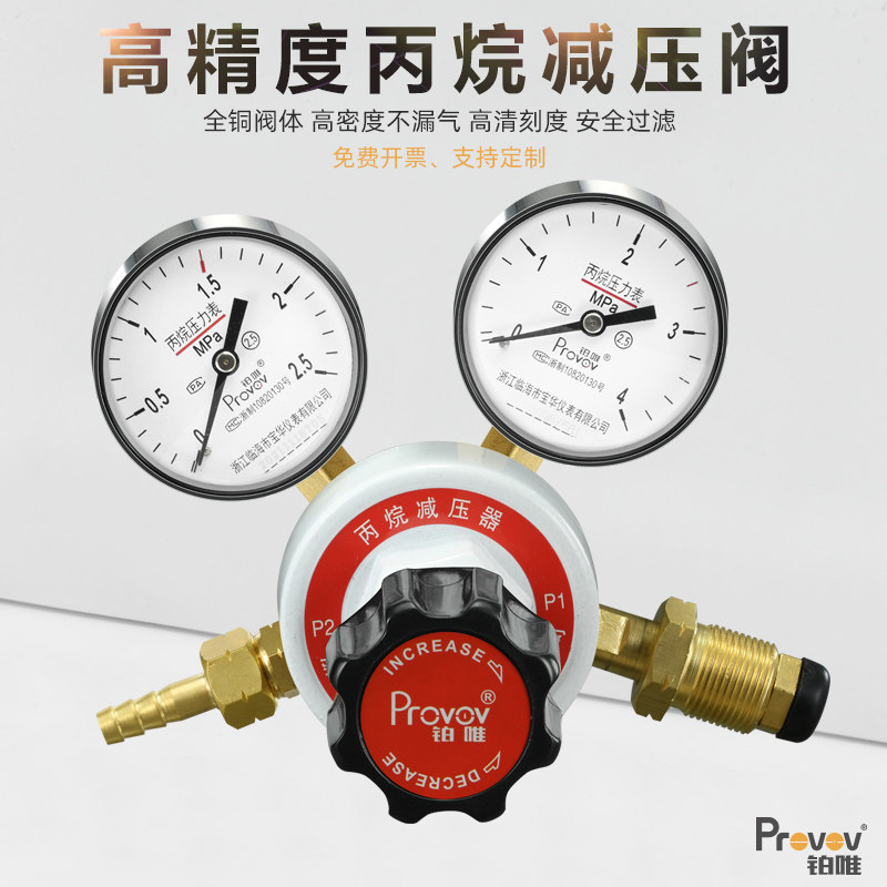 铂唯高压丙烷煤气气上海减压阀