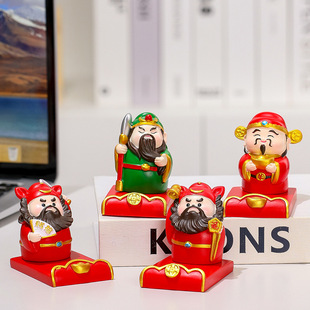 创意福喜小神仙懒人手机支架办公室桌面装饰摆件家居追剧平板支撑