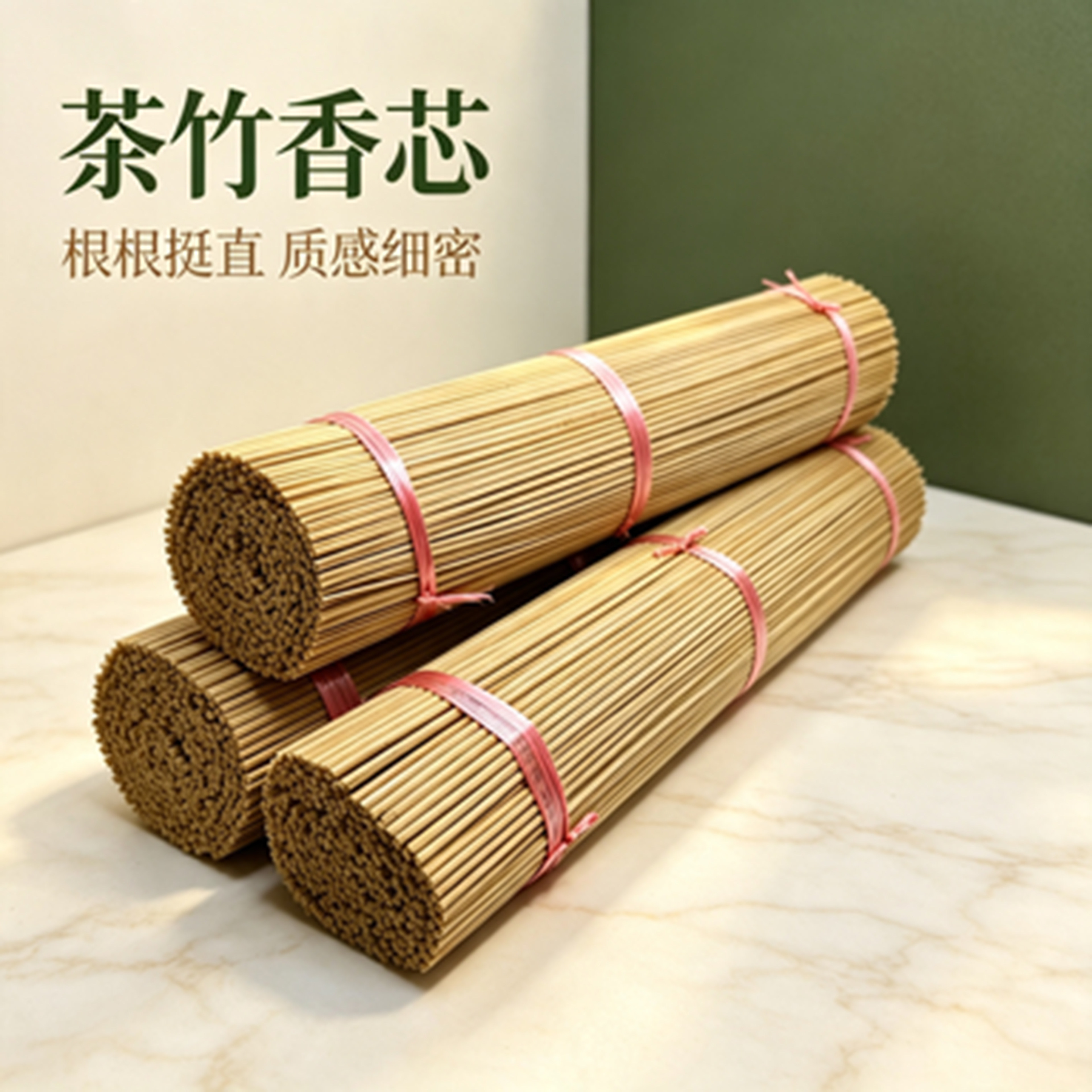 香签 竹签香芯佛香签精品自动制香外贸批发淋香 4.0大签工厂直销图片