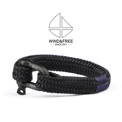 WIND&FREE欧美航海船绳编织手绳