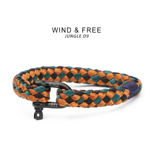 简约编织手链男燃烧 陀螺仪机长手绳女潮情侣礼物船绳手镯手饰品