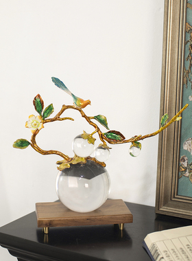 白梵高的水晶球葫芦饰品无障碍豪华客厅酒柜桌面装饰饰品乔装开幕