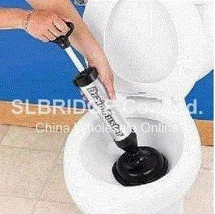 MANUAL HAND POWER PUMP DRAIN BUSTER CLEANER TOILET PLUNGER