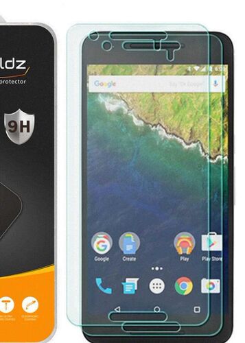 2x tempered glass screen protector saver hu nexus 6p