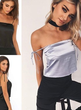 Europe station foreign trade express silk topless strapless