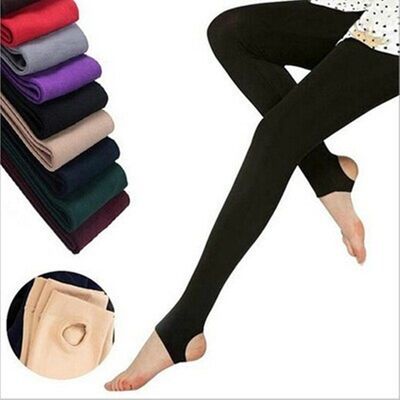 Leggings women Foot Tights socks显瘦内拉绒踩脚打底裤女士抓绒