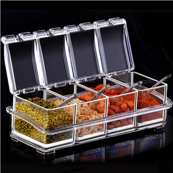 kitchen seasoning storage box spices Condiment dispenser 盒