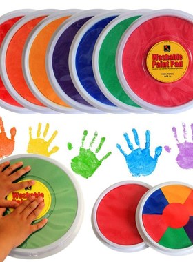 Kids Drawing Creative Toys Washable Paint Pad Safety Finger