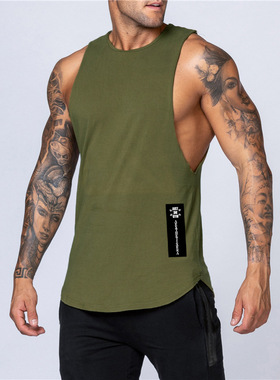 Men vest Man gym clothes Singlet Crossfit tanktop 男健身背心