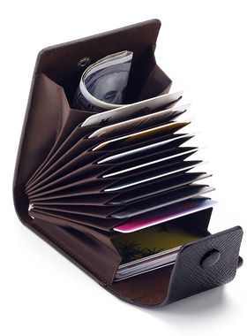 2021 New Year Fashion Unisex Business Leather Wallet ID Cred