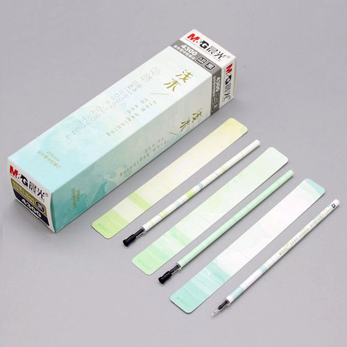 包邮晨光新款笔芯0.35针管学生