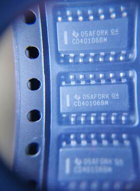CD40106BM96 TI(德州仪器) 封装SOIC-14 反相器IC芯片 原装正品