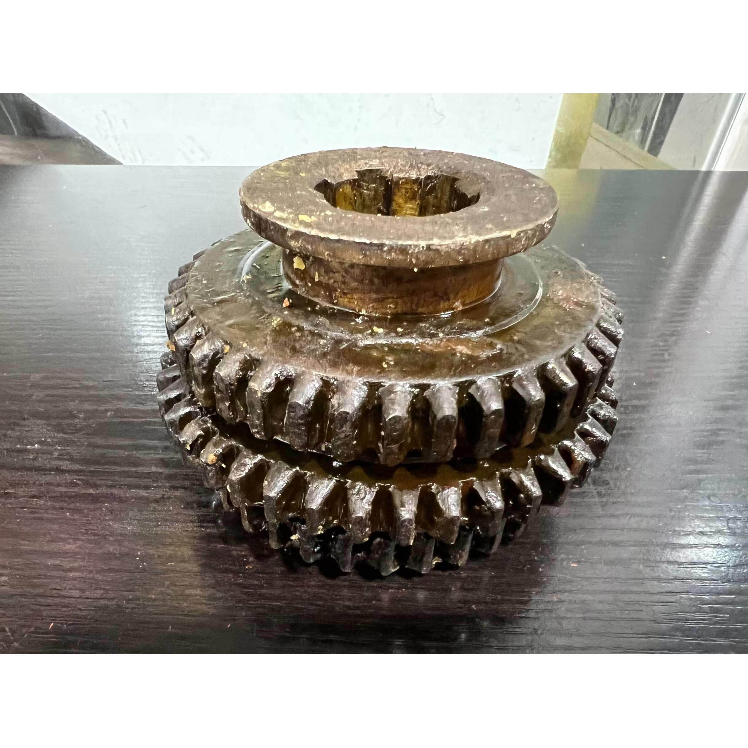 北京南通铣床x62w/x5k/63w/x53k齿轮42186三联齿轮z37/40/34高65