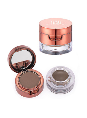 Missyoung新品双层染眉膏眉粉组合防水持久不脱妆立体定型野生眉