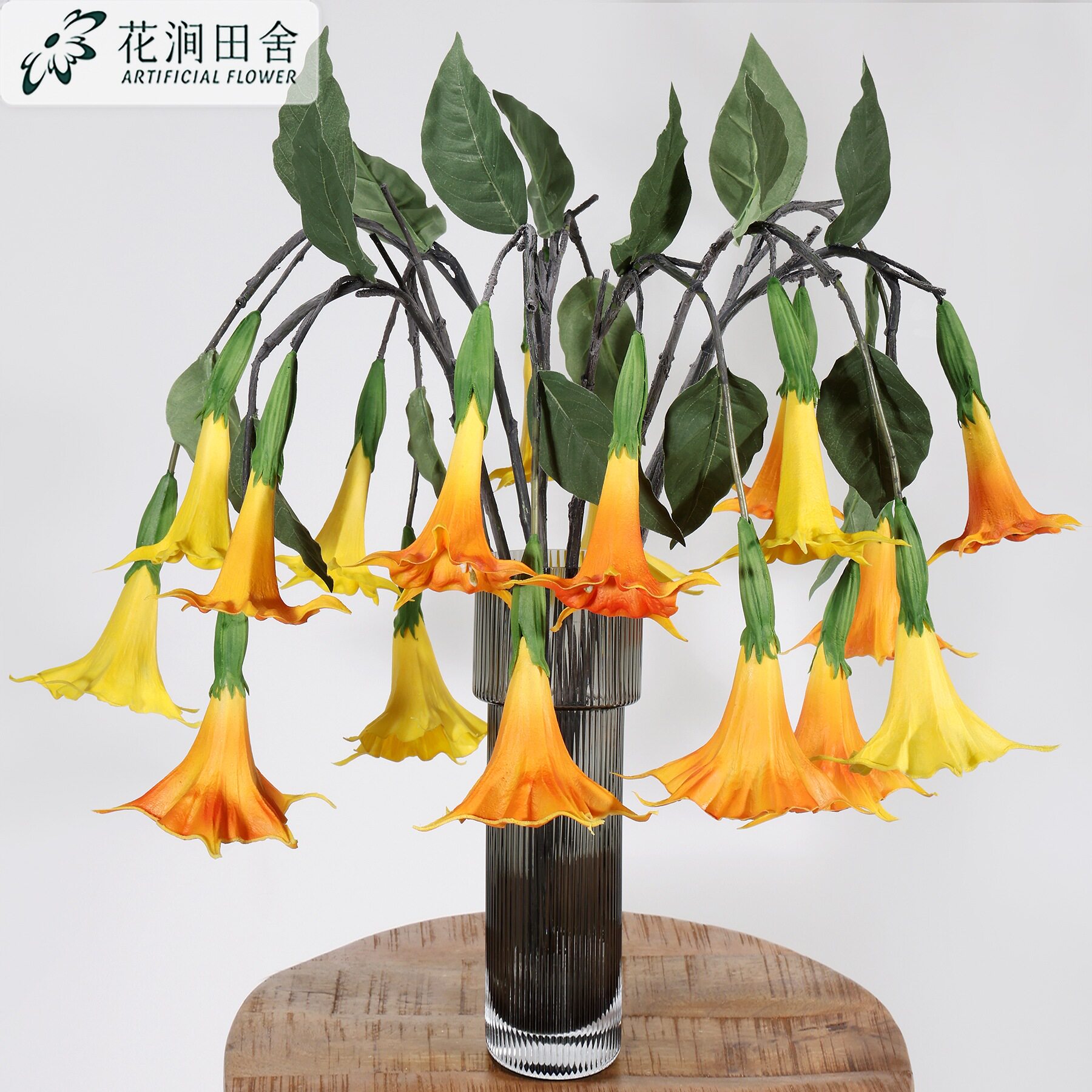 仿真花曼陀罗高档pu婚庆