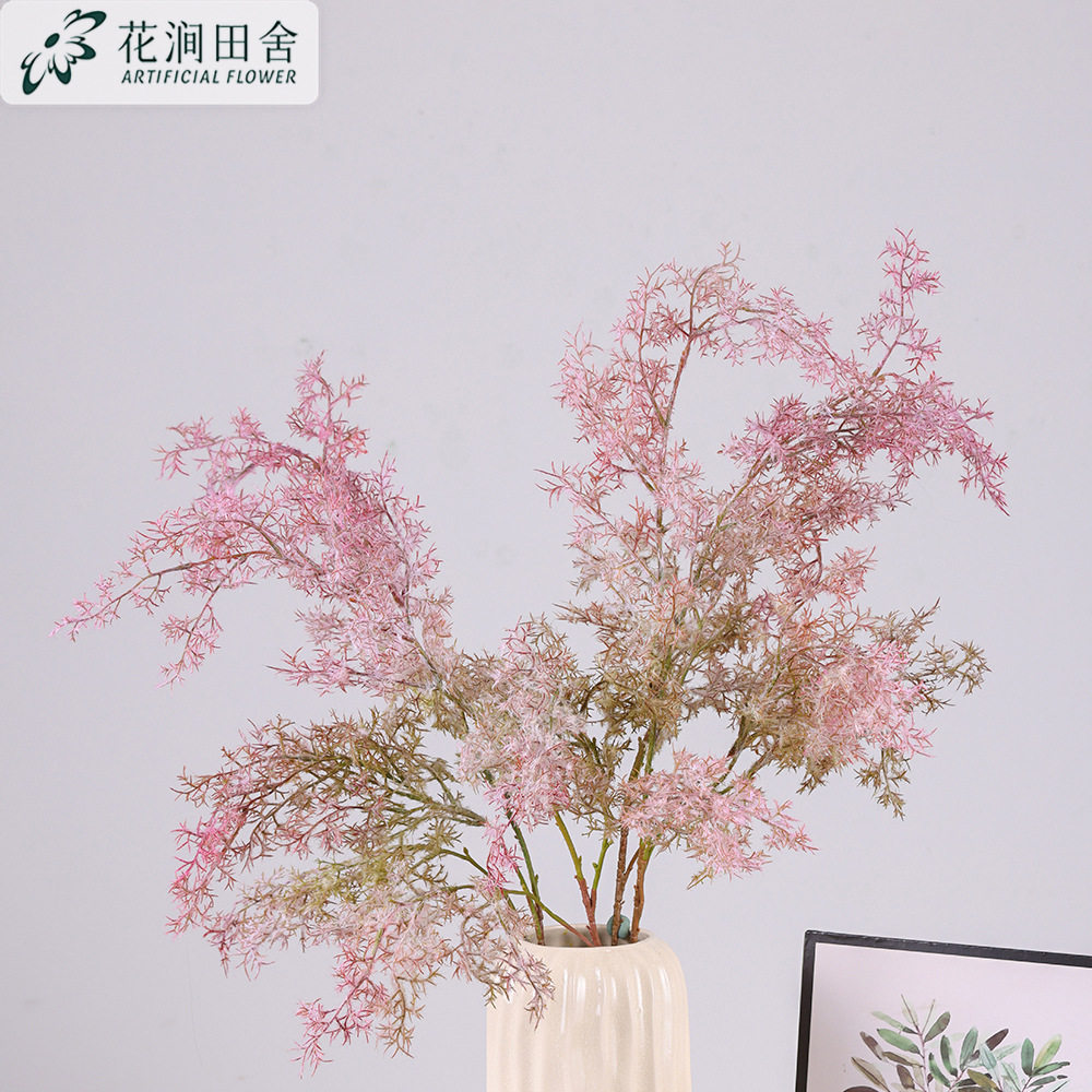 仿真雾凇植绒蓬莱松婚庆