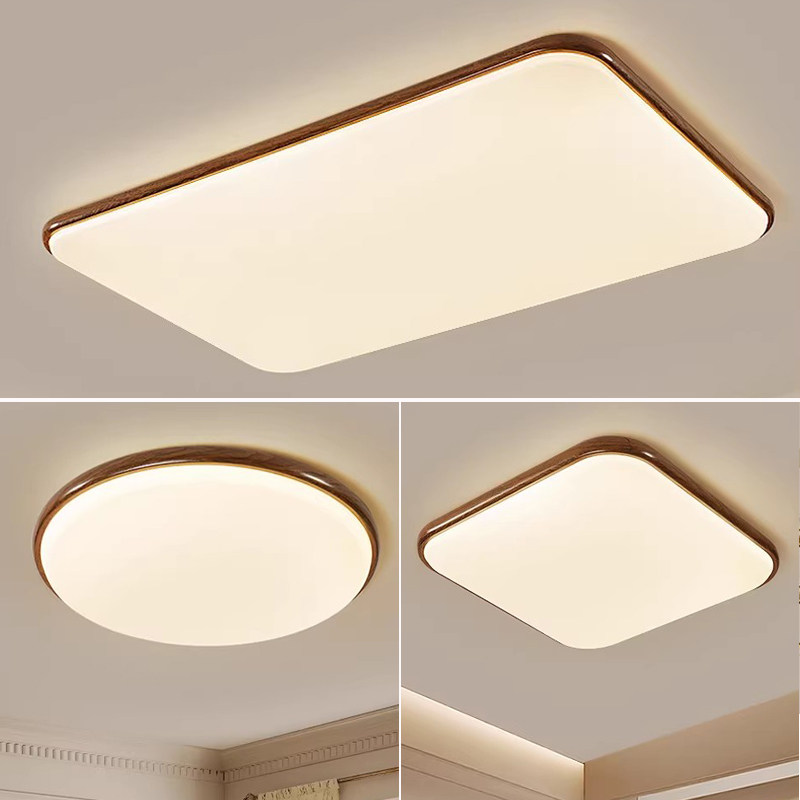 中古风吸顶灯复古客厅灯新中式胡桃木纹广东中山灯具直销主卧室灯,家装灯饰光源,餐厅/卧室/书房吸顶灯,淘宝优惠券,粉丝福利购,淘宝优惠卷