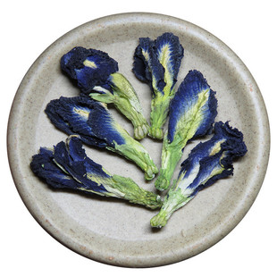 蓝蝴蝶花茶干蝶豆花100g星空饮料烘焙食用天然染米饭染色植物染料