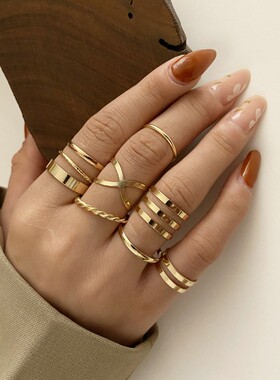 欧美跨境新款戒指创意复古