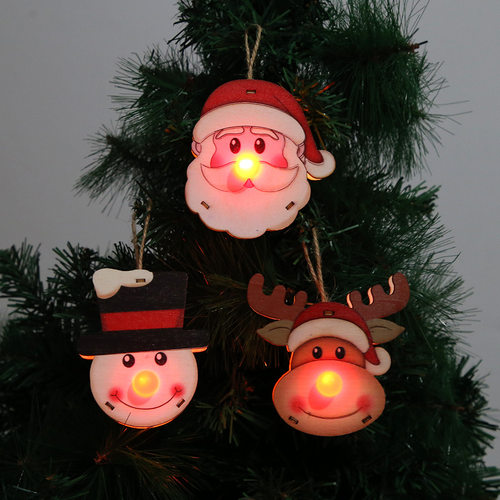 Light Pendant Christmas Tree Pendant Santa Claus snowman挂饰