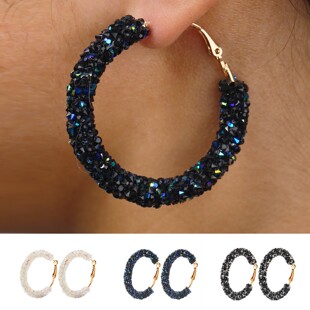 retro exaggerated earrings women's eardrop 复古夸张耳饰耳圈
