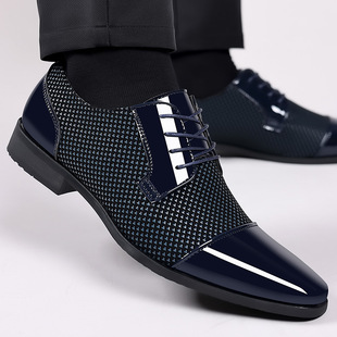 Korean style shoes婚鞋 wedding British groom Men pointed