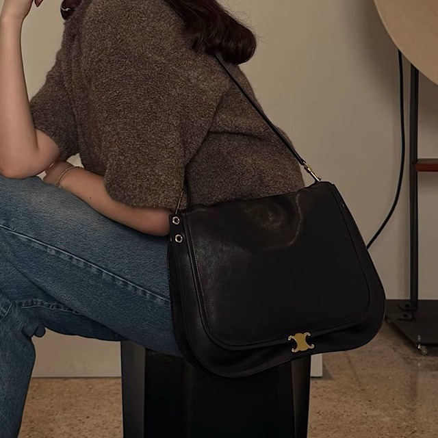 2026春季新款慵懒风女包通勤简约百搭时髦休闲通用单肩斜挎包包潮