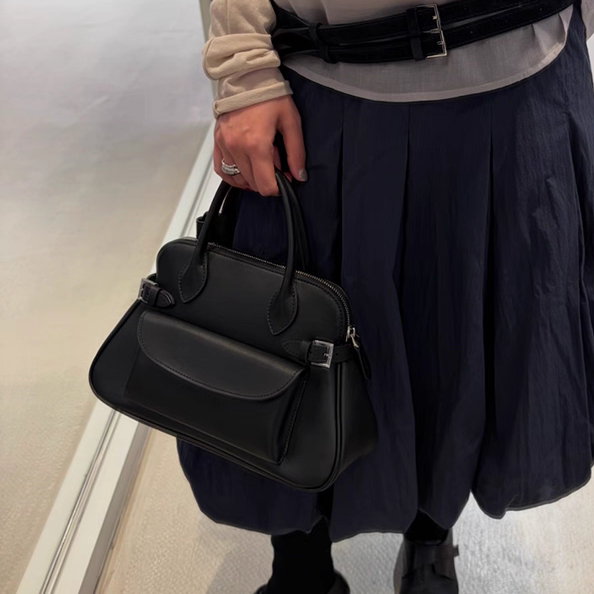 小众设计简约风贝壳包女包时尚百搭手提斜挎包通勤包皮带扣单肩包