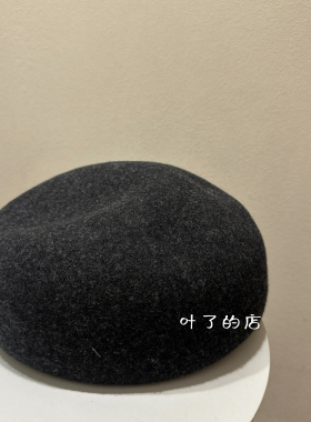 出口日本订单 无印款女帽羊毛贝雷帽画家帽时尚秋冬复古高级感女