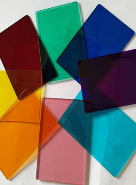 游乐设备3mm紫色PC板 彩色透明耐力板红色黄色橙色蓝色粉色绿色