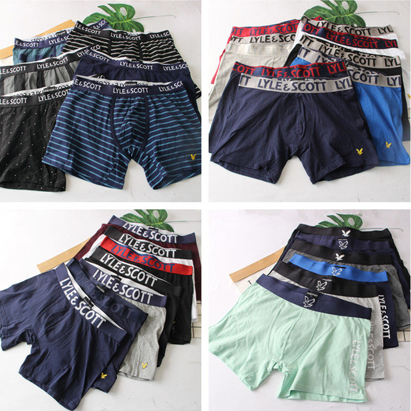 外贸出口男士内裤纯棉大码长腿