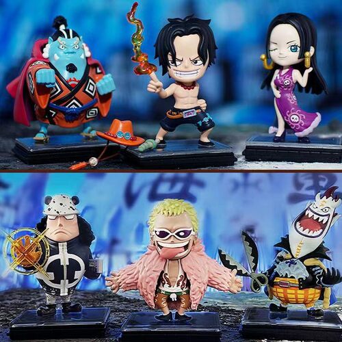 车载桌面摆件航海王ONEPIECE海贼王顶上战争后篇印章盲盒手办
