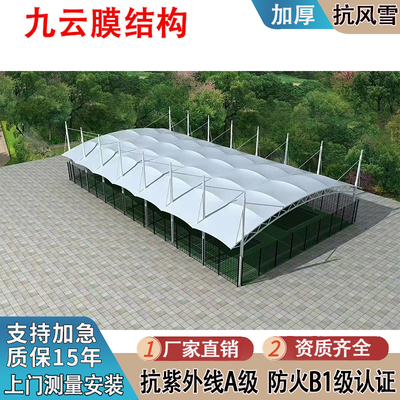 膜结构篮球场蓬游乐场遮阳篷