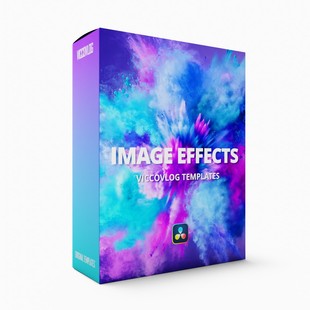 达芬奇 Effects 图像基础动画 Image 预设模板套件 ViccoVlog