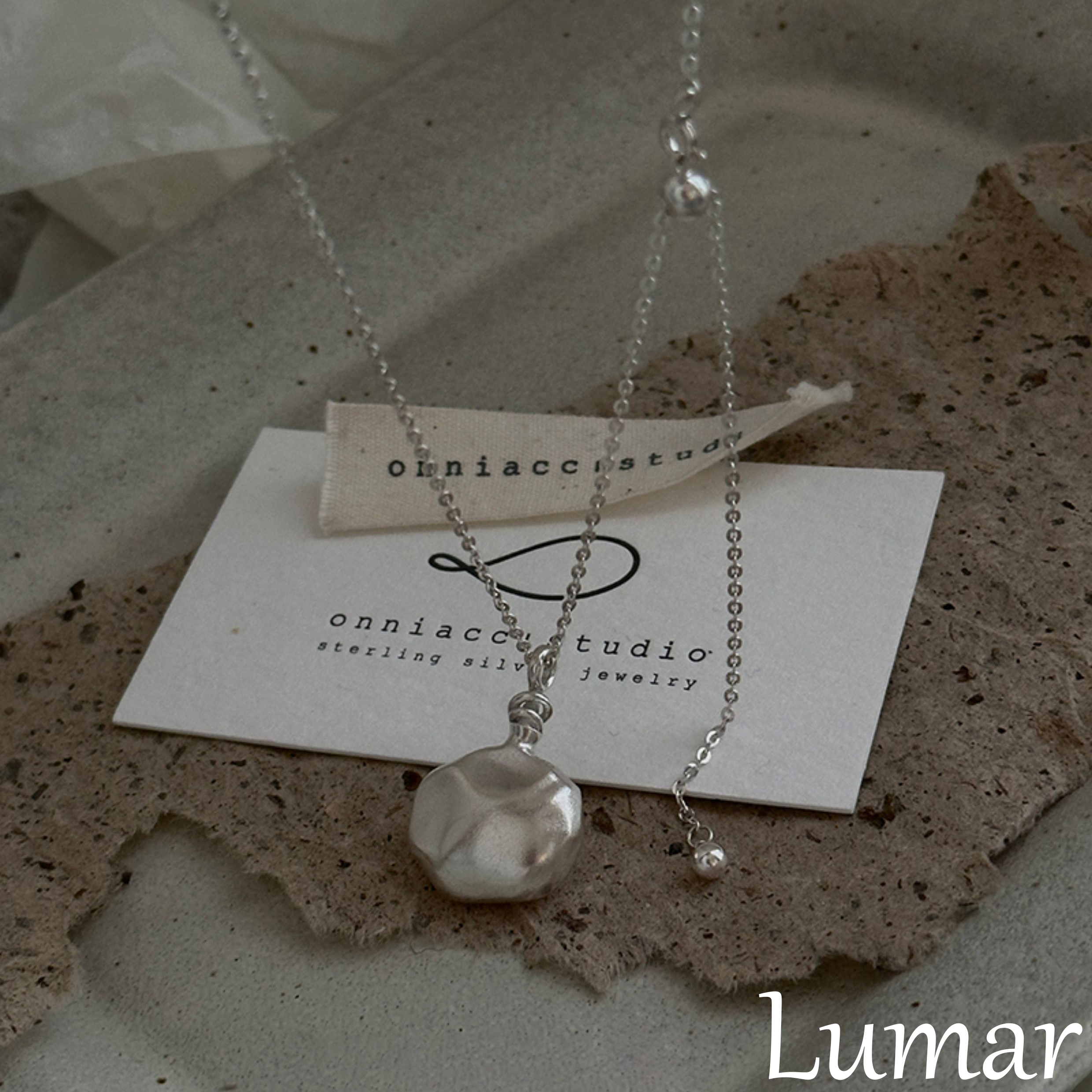 S925纯银磨砂锤纹水壶吊坠项链女