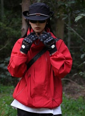 INFORMER高质量户外三合一冲锋衣男女秋冬宽松防风潮夹克登山外套