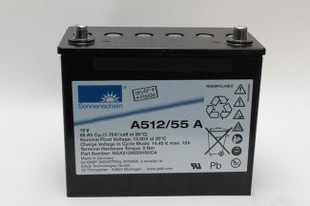 德国阳光蓄电池A512 UPS电源胶体电池 55A阳光电池12V55A工业机房