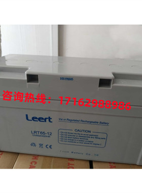 原装LEERT利瑞特蓄电池LRT65-12/12V65AHUPS电源直流屏通信专用
