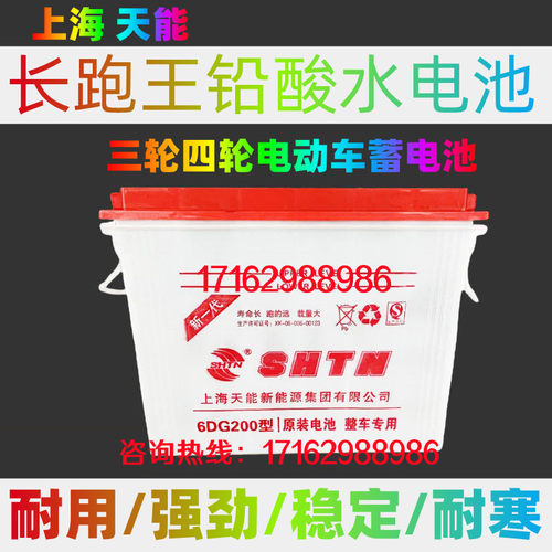 上海天能电瓶6DG200型电动三轮车