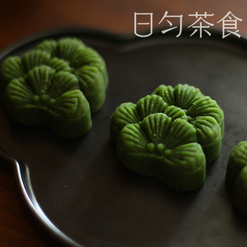 抹茶绿豆糕冰糕 海藻糖素食点心健康不甜茶点