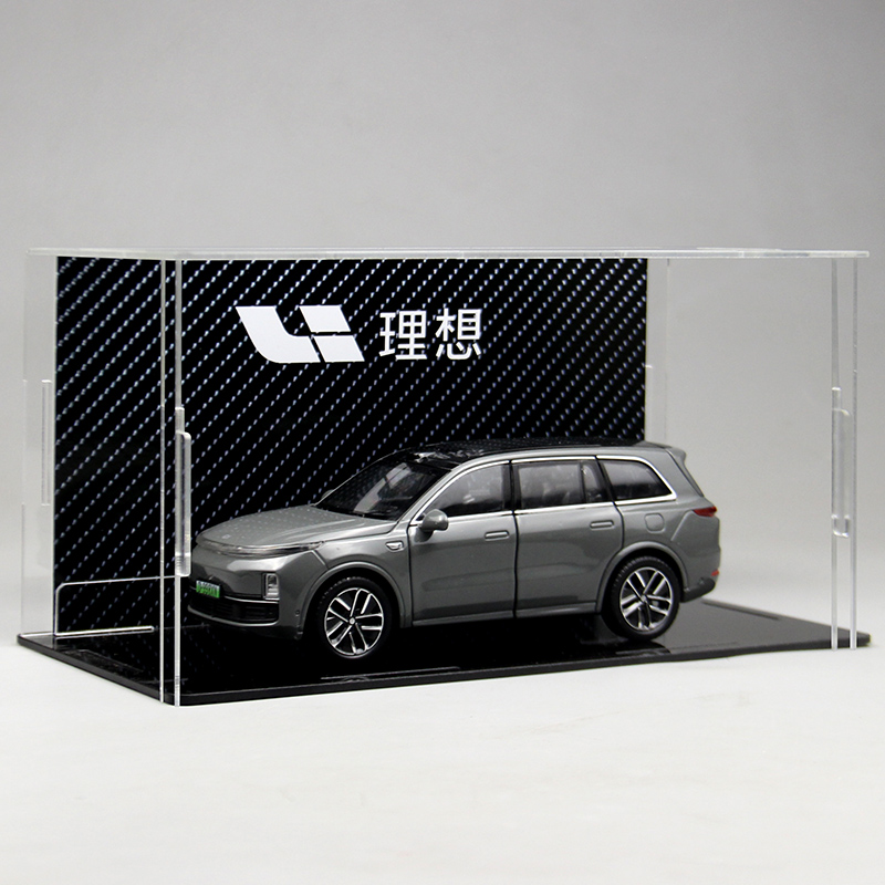 车灯可亮合金L9新能源汽车模型