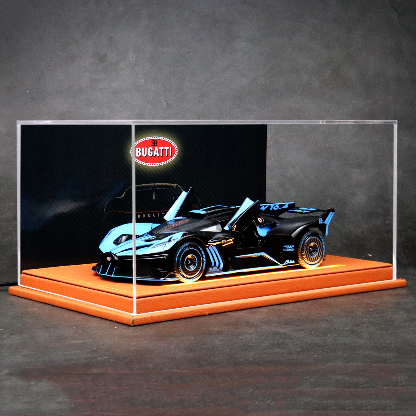 布加迪火流星合金仿真超跑模型